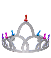 Discount Bachelorette Party Khepher Colored Mini Pecker Tiara Crown
